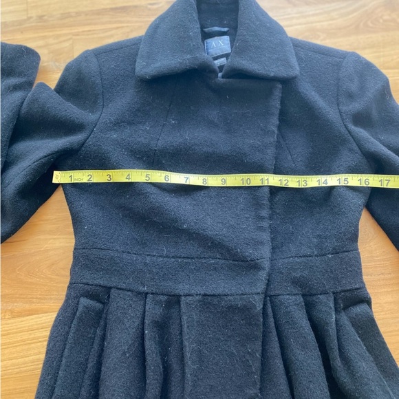 ARMANI Black Women's Wool Lined Jacket Size S - Picture 4 of 8